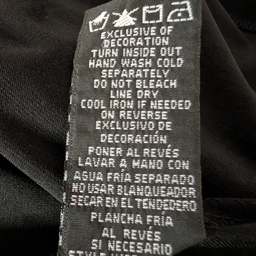 Ronni Nicole by Ouida Black Evening Sleeveless Beaded Dress Size Large - Picture 9 of 9